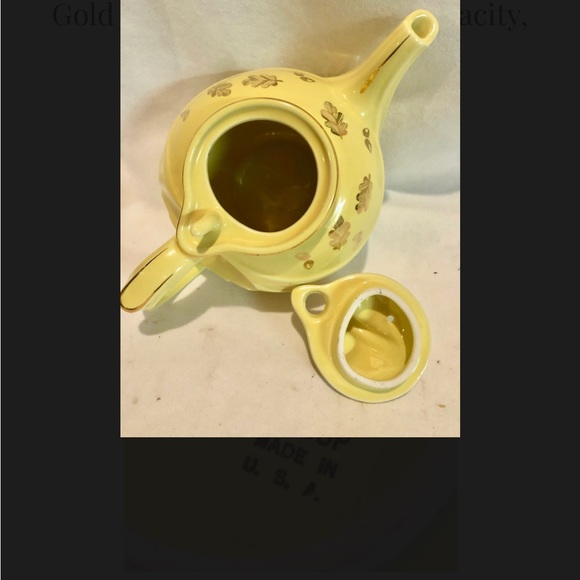 Vintage 1940s Hall China Teapot - Picture 9 of 10